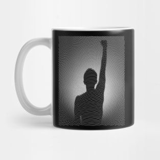 Fight The Power White (wavy lines) Mug